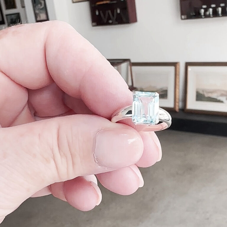 Blue Topaz Ring